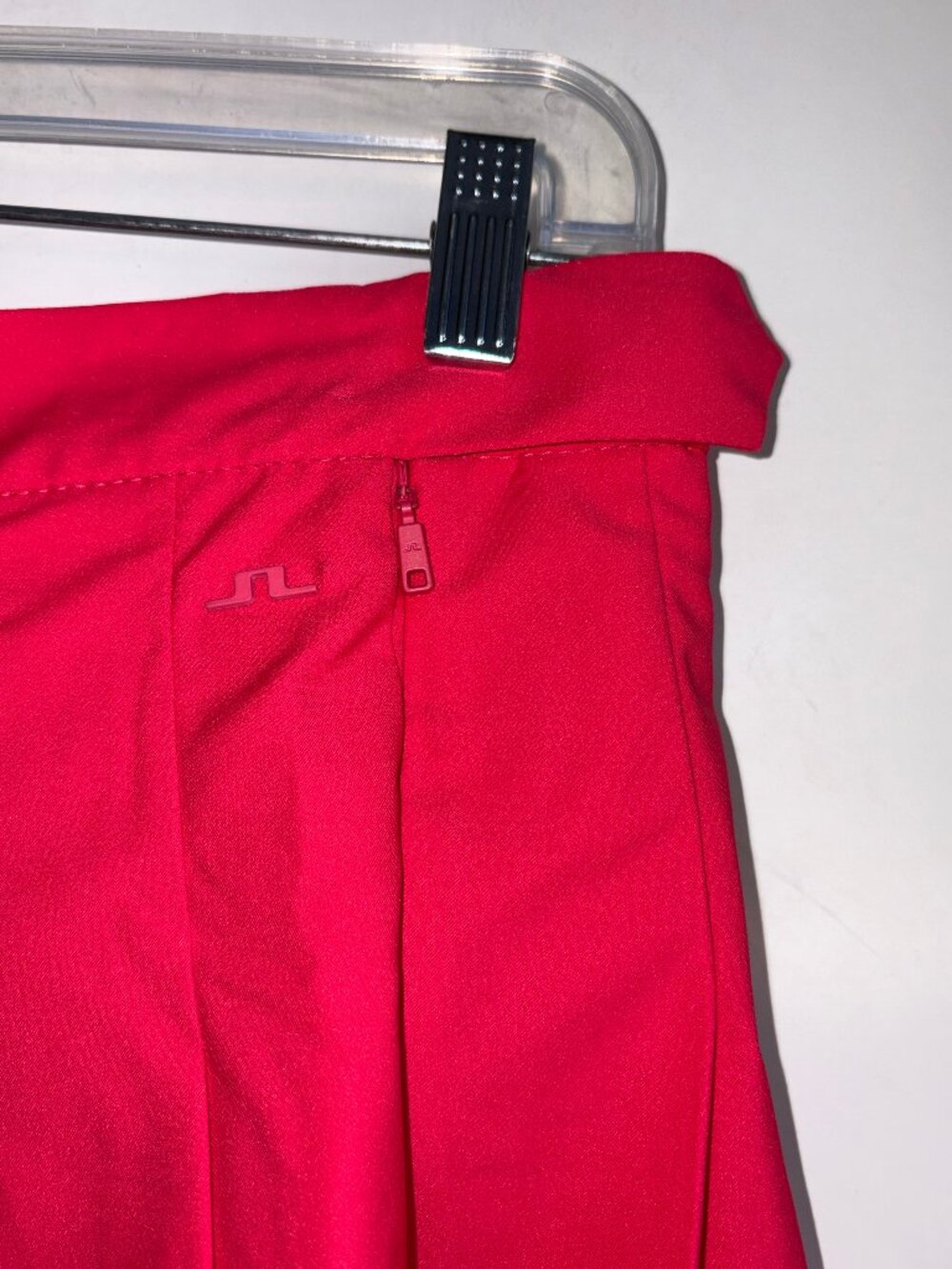 NWT J.Lindeberg Adina Skirt Size Small Pleated Red - Picture 5 of 14